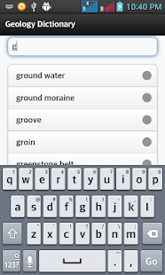 Geology Dictionary Screenshots 1