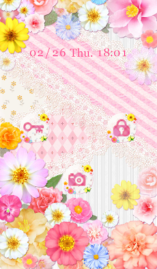 おしゃれなきせかえ壁紙 春のかわいいお花コラージュ Androidアプリ Applion