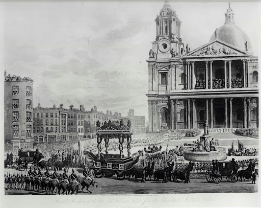 View of Lord Nelson's Funeral Procession
