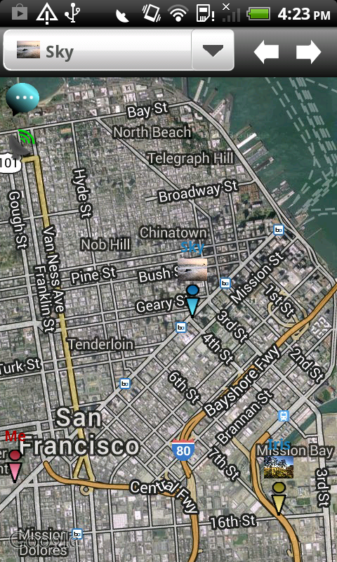 Phone Tracker-IM Map Navigator Screen 3
