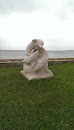 Black Sea Dolphins Statue
