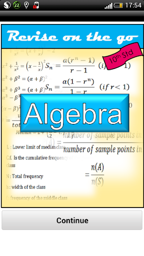 Revise Algebra Formulae SSC