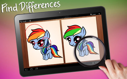 Find Differences Little Pony