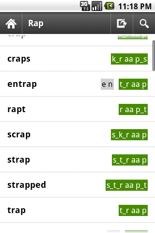 Worksheets Rhymes Words Examples b rhymes dictionary android apps on google play screenshot