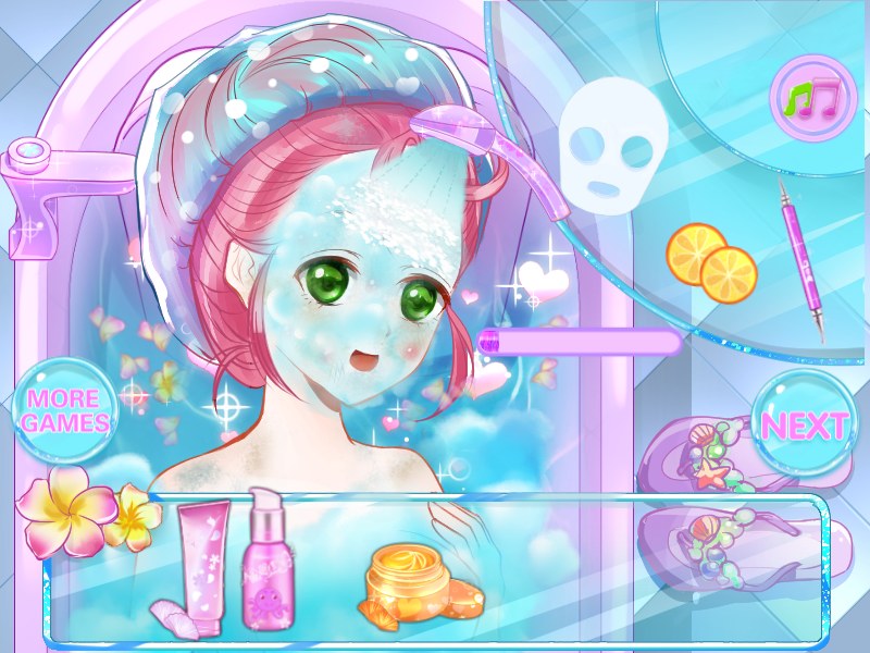 Make up spa games for girls Screen 2