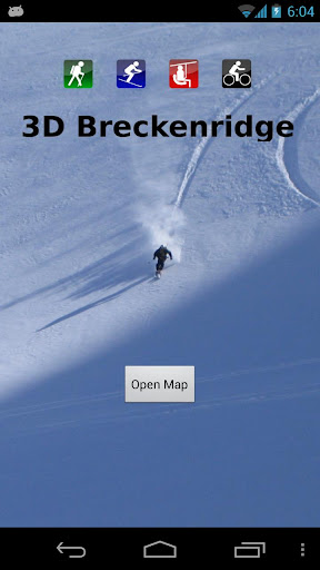 3D Breckenridge Trail Map