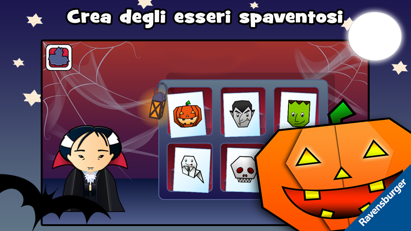 Android application Play-Origami Monster screenshort