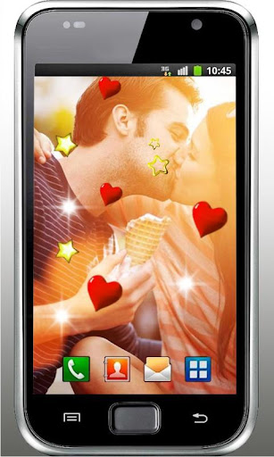 【免費個人化App】Romantic Kisses Live Wallpaper-APP點子