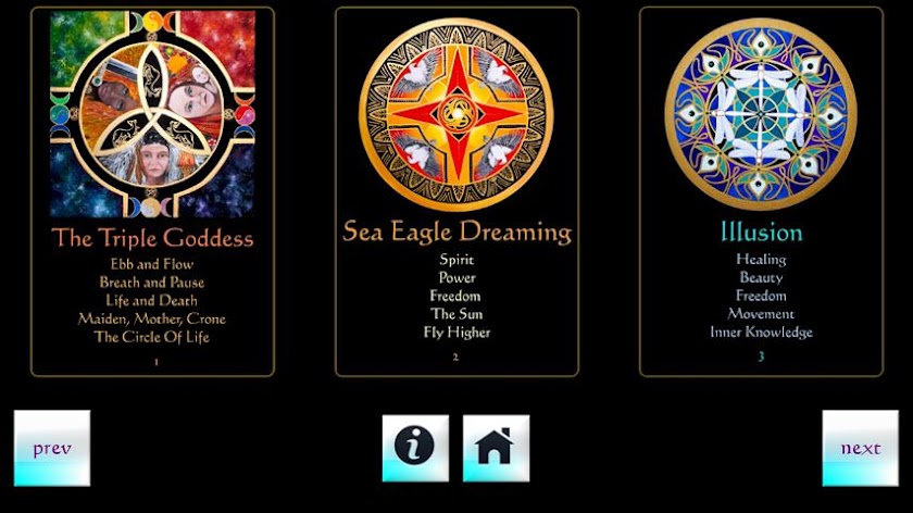Mandala Meditations Cards Screen 2