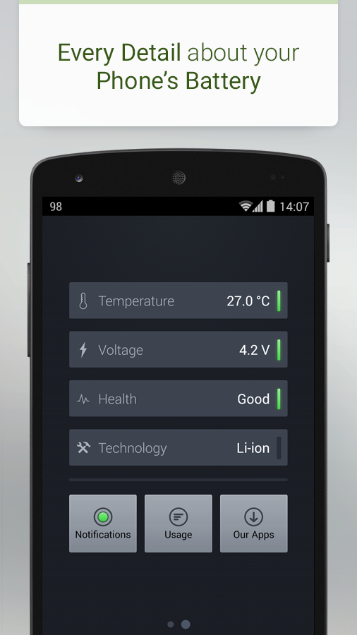   Batería - Battery: captura de pantalla 