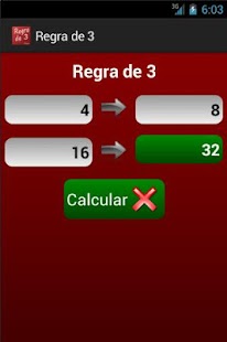 Regra de 3 (Simples) Screenshots 5