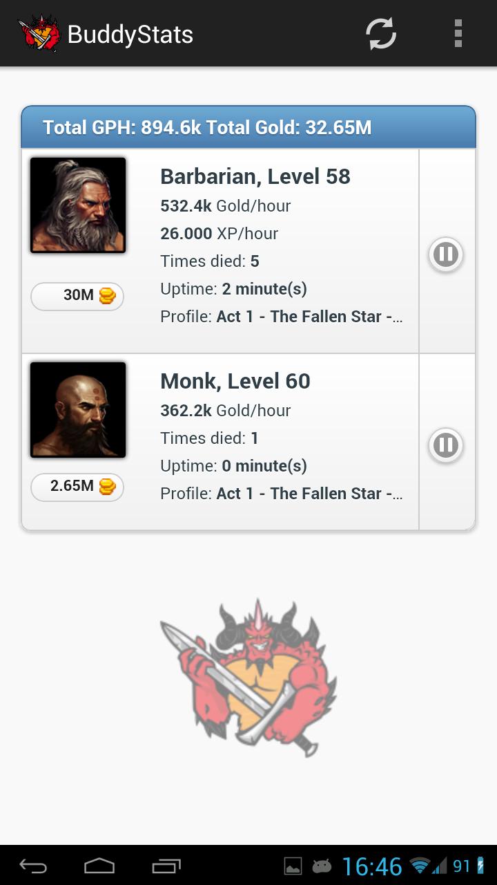 Buddystats for Demonbuddy Screen 3
