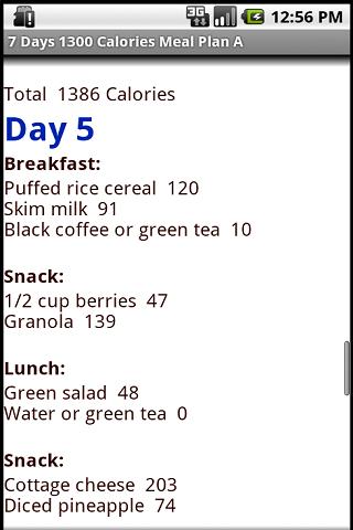 1200 To 1300 Calories A Day Diet Plan