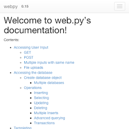 python web.py doc poster 2
