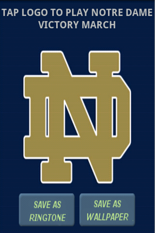 Notre Dame Ringtone/Wallpaper Screen 3