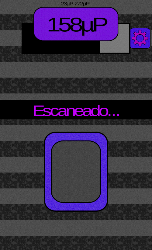 Android application Sensor de Piriguete screenshort