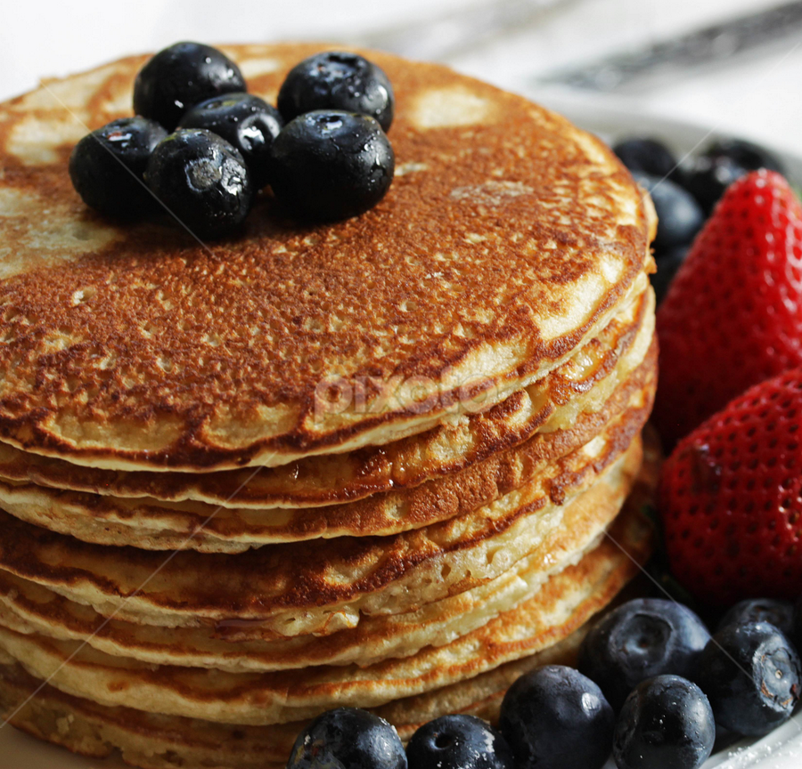 Pancakes by Vrinda Mahesh - Food & Drink Plated Food