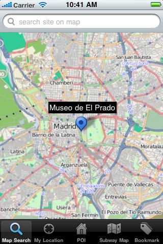 Madrid Metro Map Detailed
