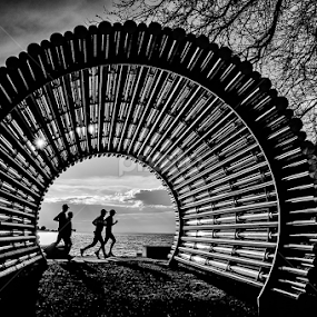 Run 4 Fun! by Jesus Giraldo - Black & White Street & Candid