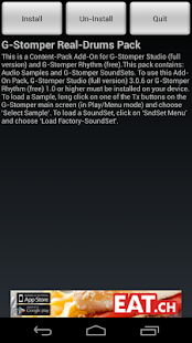Free G-Stomper Real-Drums Pack APK