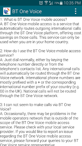 BT One Voice mobile access