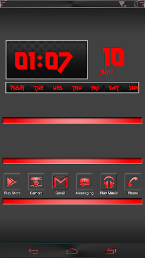 Carbon Red Clock UCCW Skin