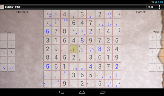 download Sudoku 10,000 Trial free