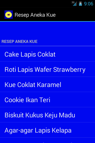 Kumpulan Resep Kue