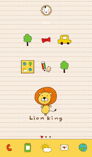 lionking dodol launcher theme