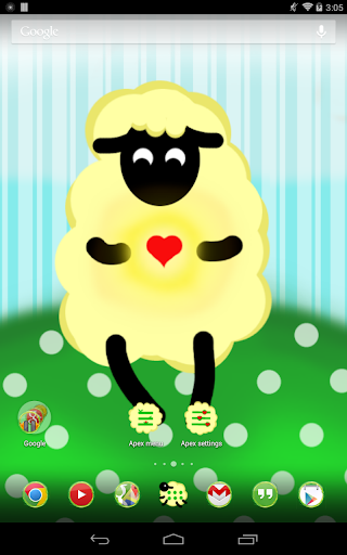 【免費個人化App】Fluffy Sheep - Apex Theme-APP點子