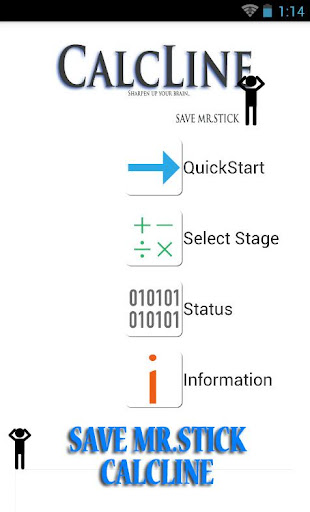 【免費教育App】CalcLine Puzzle -Save Mr.Stick-APP點子