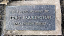 John Barrington Memorial