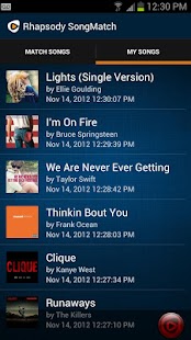 Download Rhapsody SongMatch APK