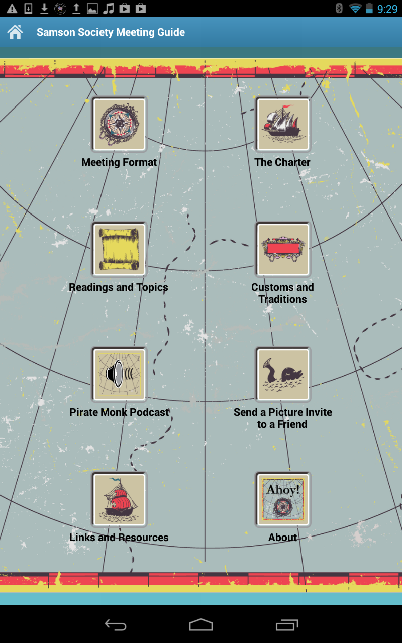 Samson Society Meeting Guide Screen 1
