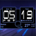 Honeycomb Weather Clock Widget Apk