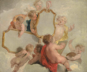 RIJKS: Jacob de Wit: Putti with Mirrors 1744