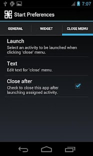 Start menu for Android - screenshot thumbnail