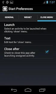 Start menu for Android - screenshot thumbnail