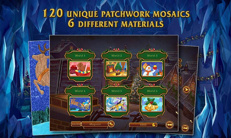 Christmas Mosaics. Frozen Screen 2