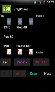 Brag Poker Screen 3