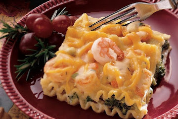 Broccoli-Shrimp Lasagna