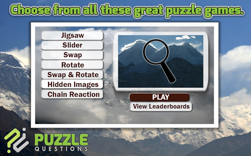 Free Mount Everest Puzzle Game