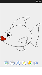 Fish Coloring Games poster 1