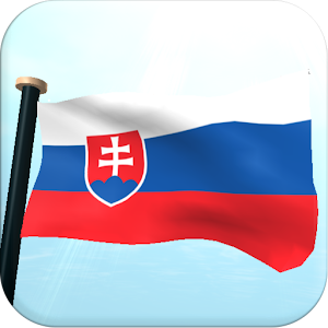 Slovakia Flag 3D Wallpaper