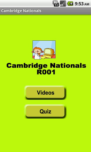 Cambridge Nationals R001