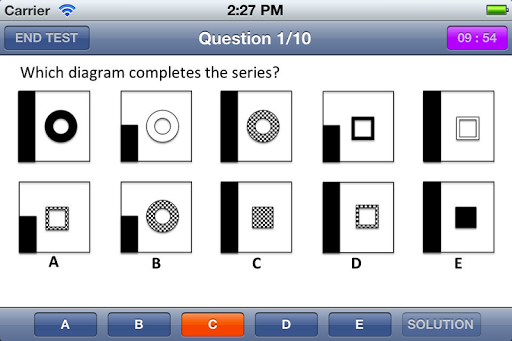 Abstract Reasoning EPSO tests