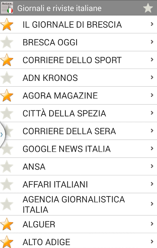 Italia newspapers