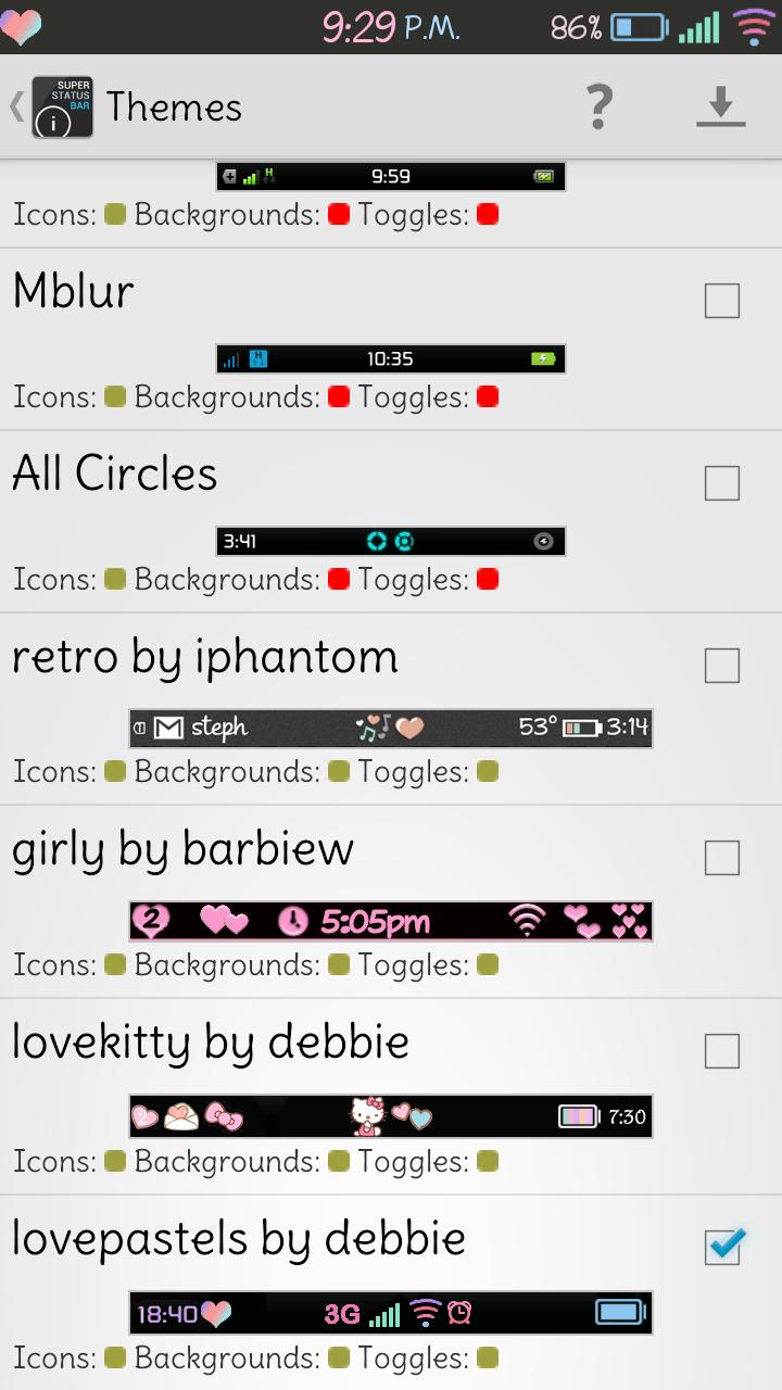 Lovepastel SSB Theme Screen 1