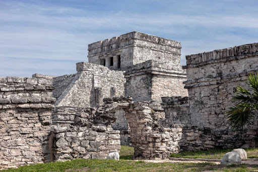 Playa-del-Carmen-Tulum2 - The Mayan ruins of Tulum, south of Playa del Carmen, Mexico.