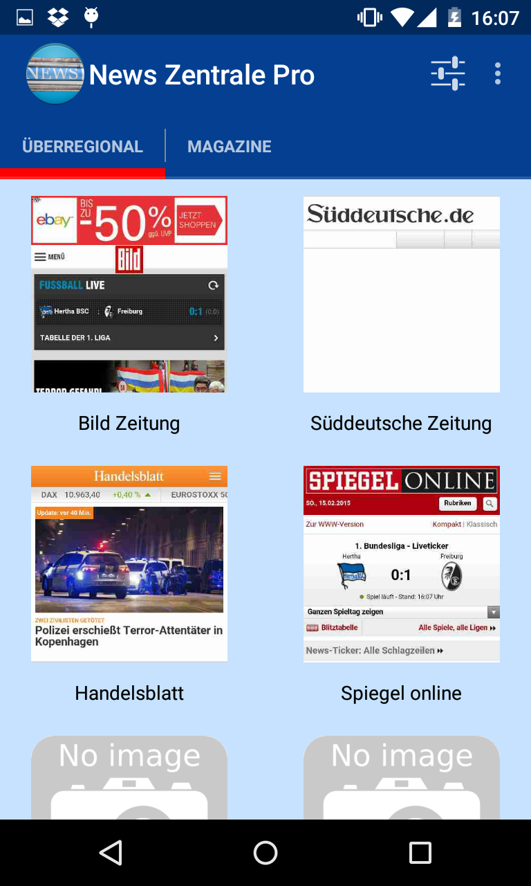 News Zentrale Pro Screen 1